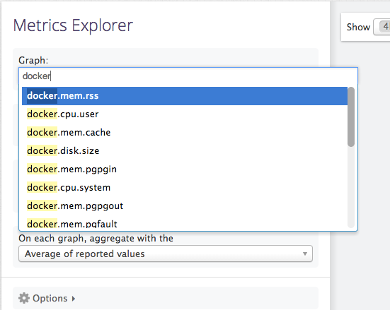 Explore Docker metrics